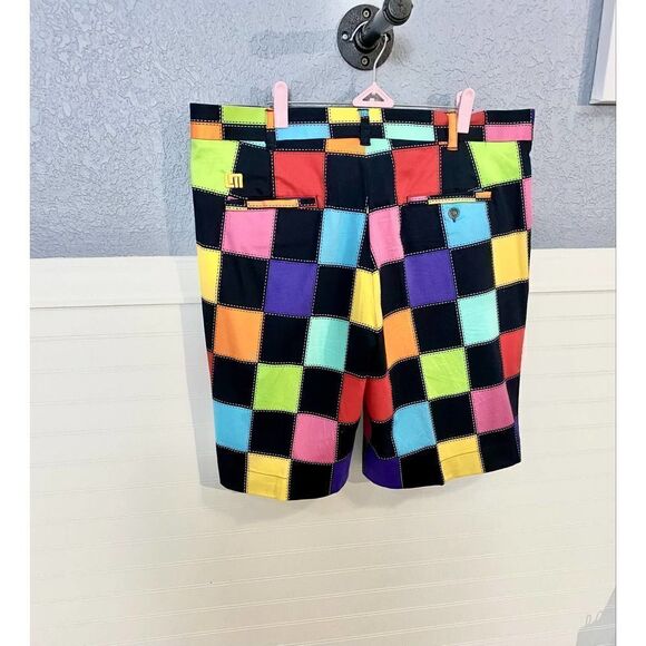 Loudmouth Hollywood Squares Golf Shorts - Picture 4 of 12
